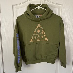 Kids Nike Green All Conditions Gear ACG Hoodie